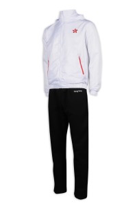 WTV165 Design Winter Sports Suit Hooded Hong Kong Sportswear Manufacturer